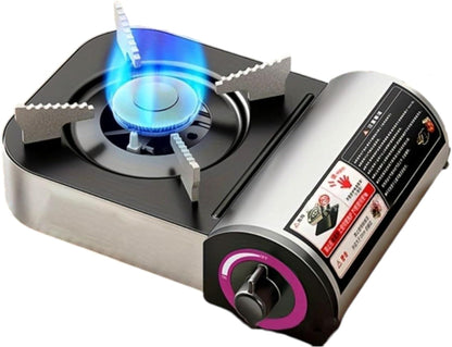 Portable Butane Gas Stove – Single Burner Camping Gas Cooker with Adjustable Flame