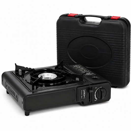 Portable Gas Stove with Carrying Case – Single Burner Camping & Travel Stove