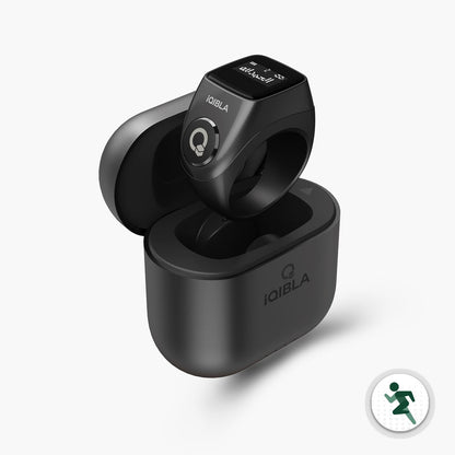QiQIBLA Zikr Ring Jood 3 (Gen 3) – Smart Digital Tasbih Ring with LED Display, Counter & Bluetooth