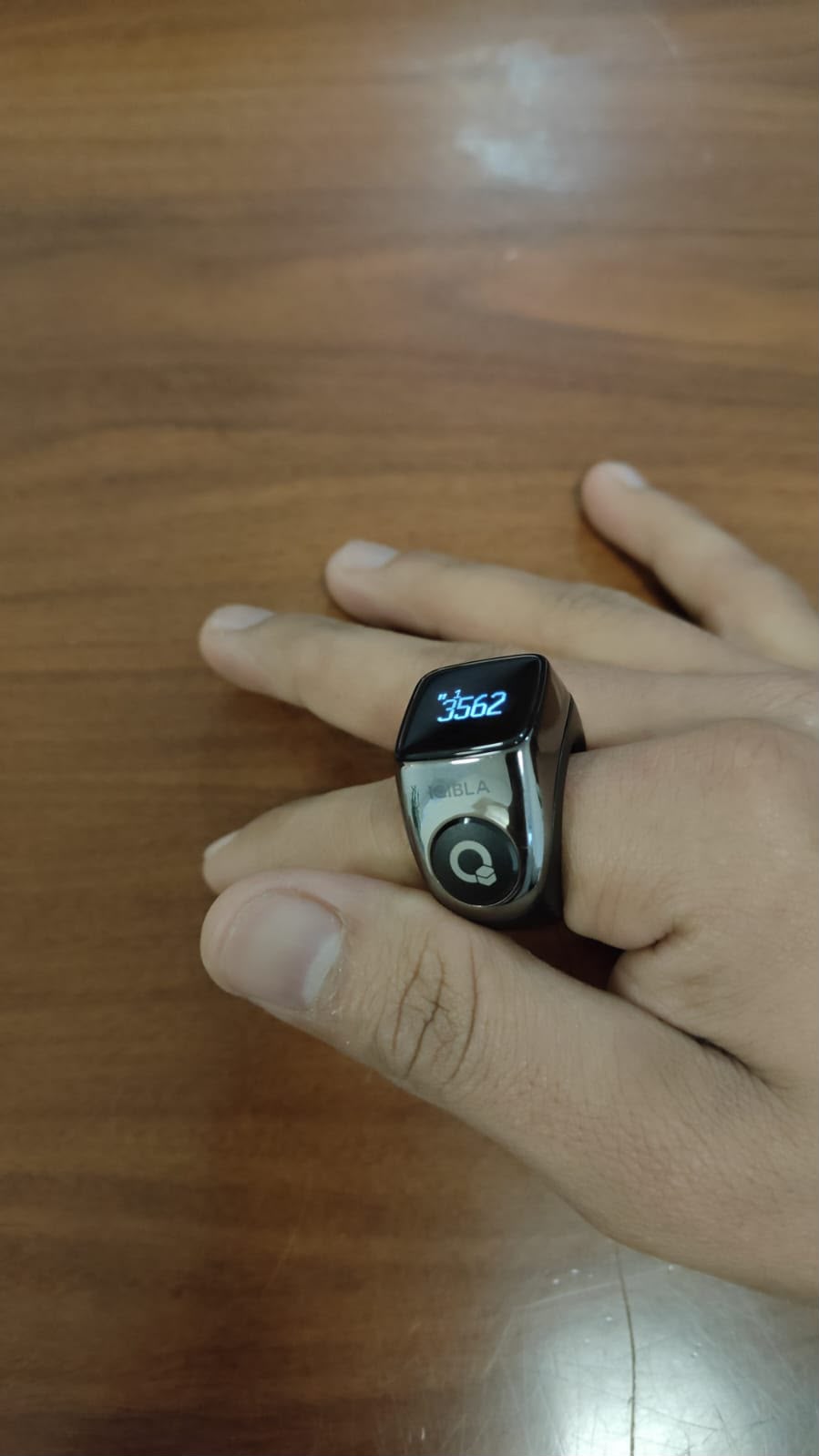 QiQIBLA Zikr Ring Jood 3 (Gen 3) – Smart Digital Tasbih Ring with LED Display, Counter & Bluetooth