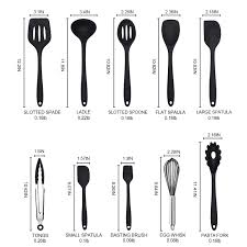 12PCS Silicone Cooking Utensil Set with Holder | Heat-Resistant Kitchen Gadgets & Tools | Non-Stick, Non-Toxic Wooden Handle Cookware Turner Spatula Set