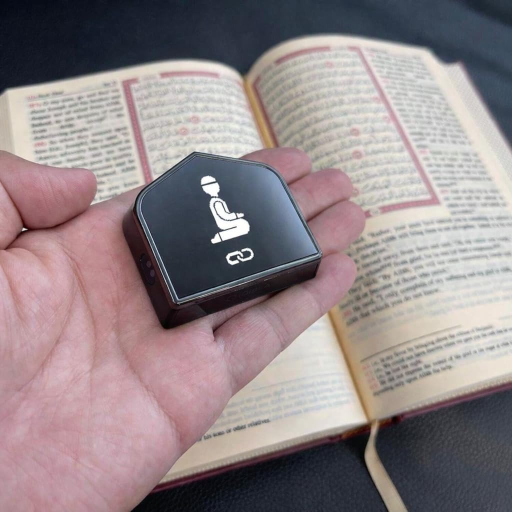 Automatic Digital Salat Counter – Motion Sensor Prayer Tracker with LED Display & USB-C Charging