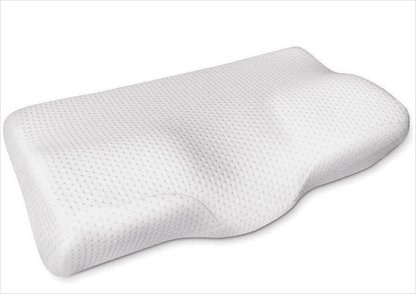 Orthopedic Memory Foam Contour Pillow – Ergonomic Cervical Pillow for Neck & Shoulder Pain Relief – Breathable & Hypoallergenic