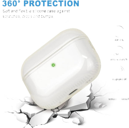 Premium Transparent Silicone Case for AirPods Pro 2 – 360° Full Protection Clear Cover – Shockproof & Anti-Scratch